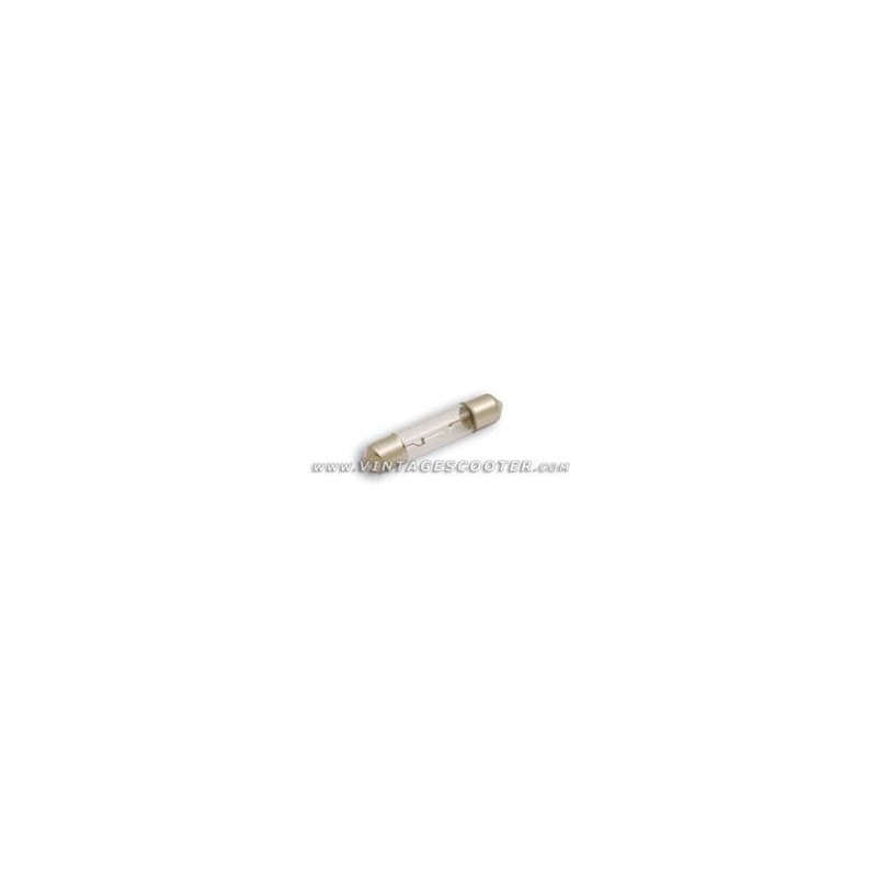 Ampoule navette 6 volts / 0,6 Watt Pour éclairage compteur D,6mmX31mm